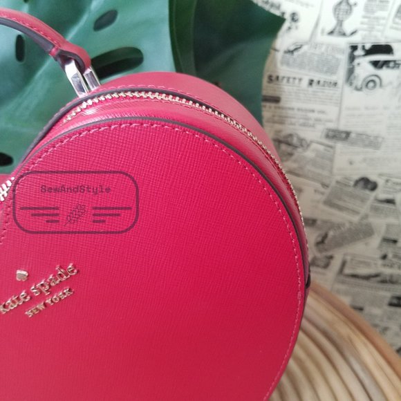 ♥️ Kate Spade NWT New York Crossbody Red Love Shack Heart Purse Valentine - Picture 6 of 16